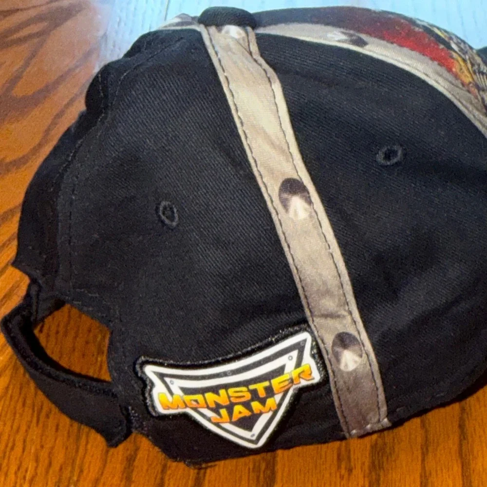 Monster Jam Max-D Maximum Destruction Kids Hat Black Adjustable Baseball Cap